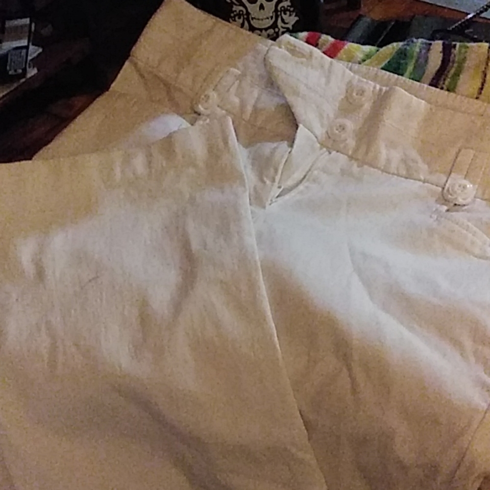 Ladies White size small white casual pants